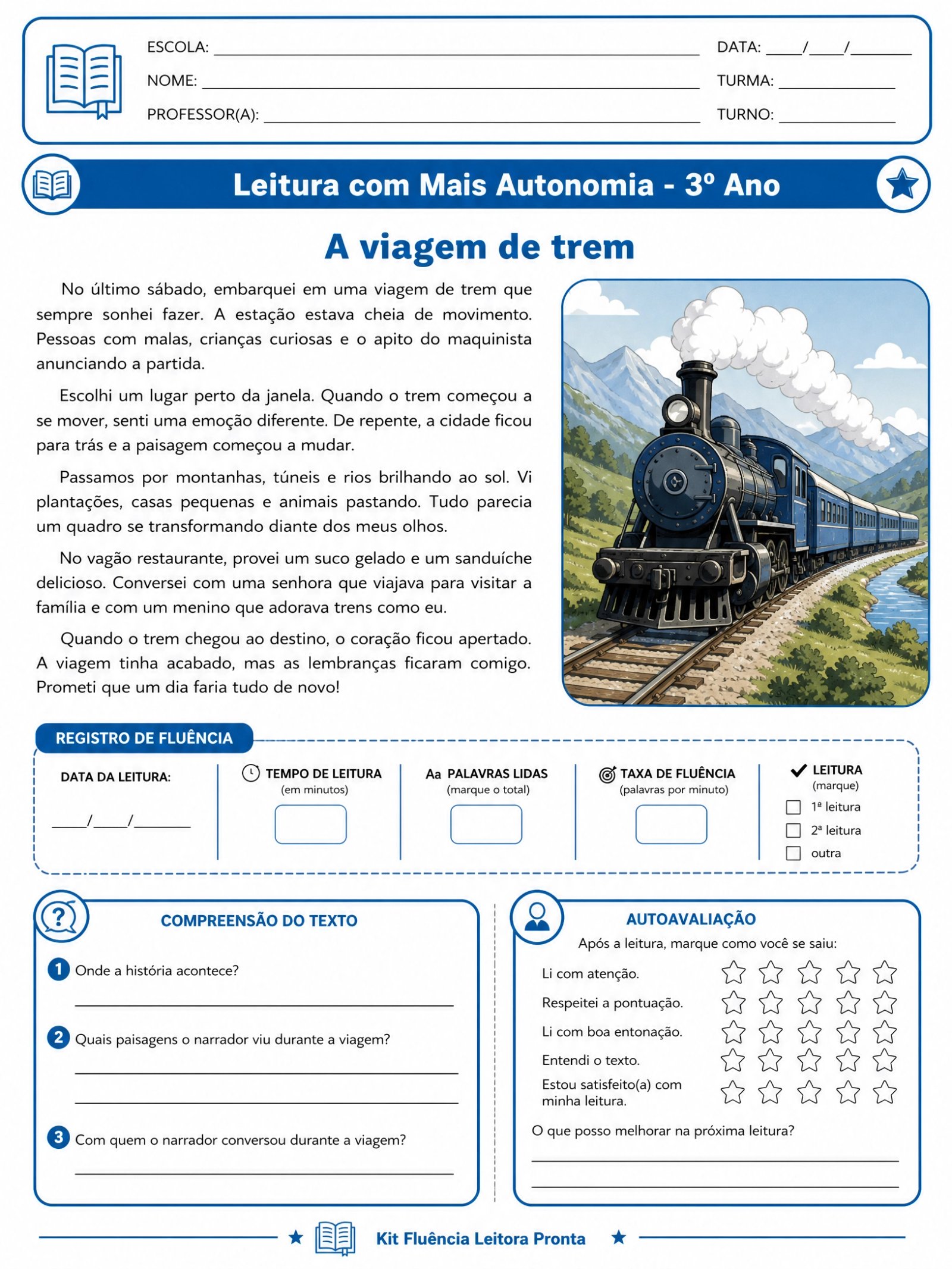 Amostra 5 - Kit Fluencia Leitora